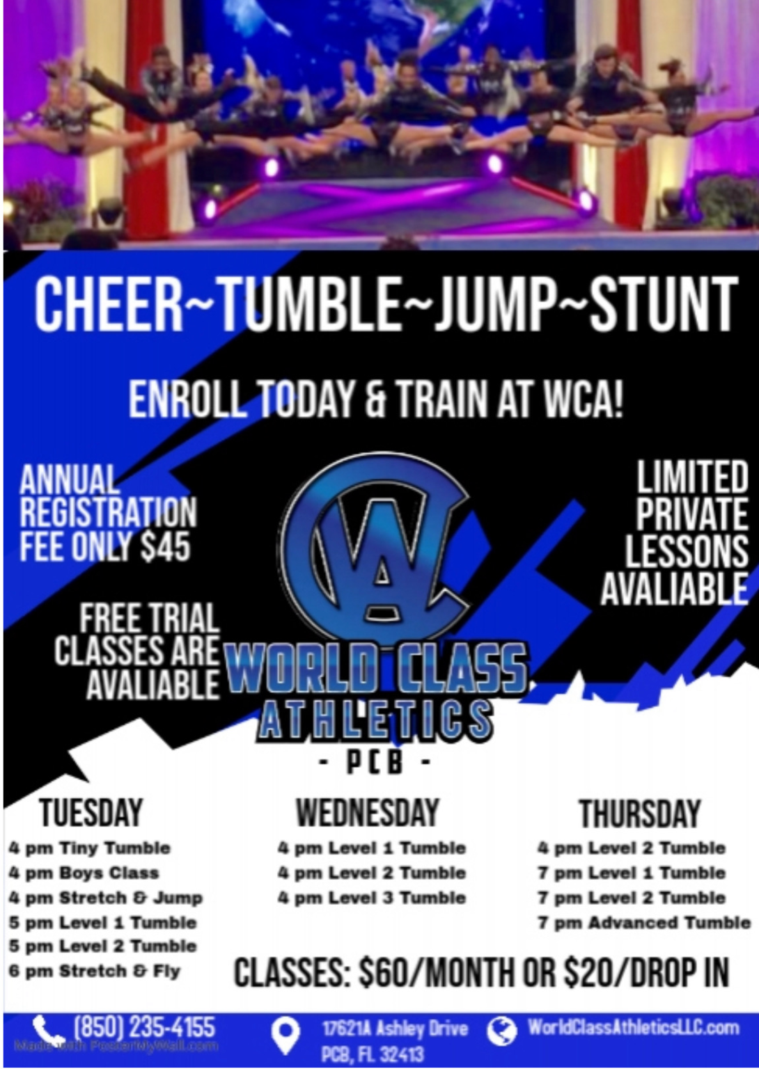 Enroll Today & Train at WCA! World Class Athletics